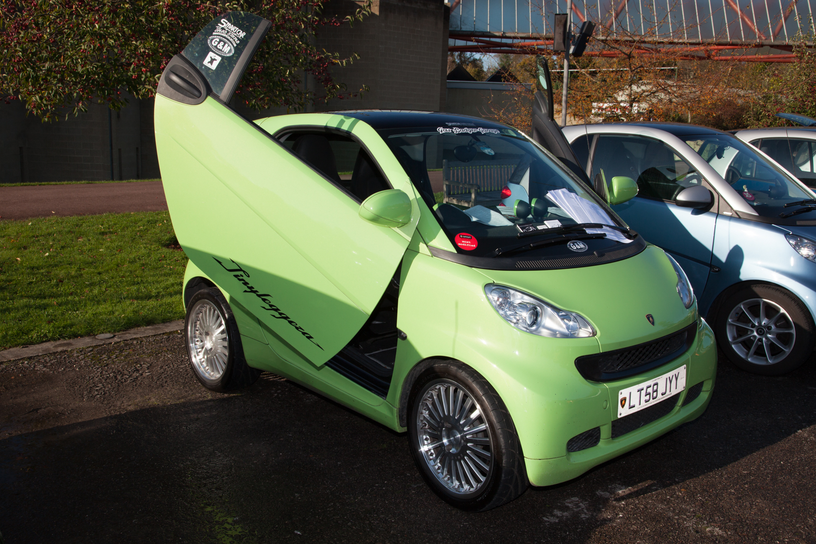 A colourful collection of Smart Cars graced SIMPLY SMART 9TH NOVEMBER