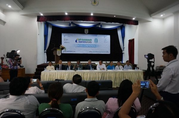 Press Conference of MyanmarWater 2015 and Renewable Energy Myanmar 2015 (PRNewsFoto/UBM Asia (Malaysia))
