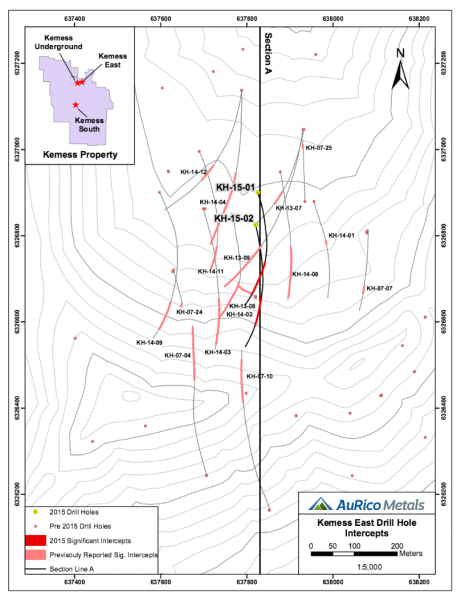 AuRico Metals Announces Extension of Higher Grade Mineralization at Kemess East 
