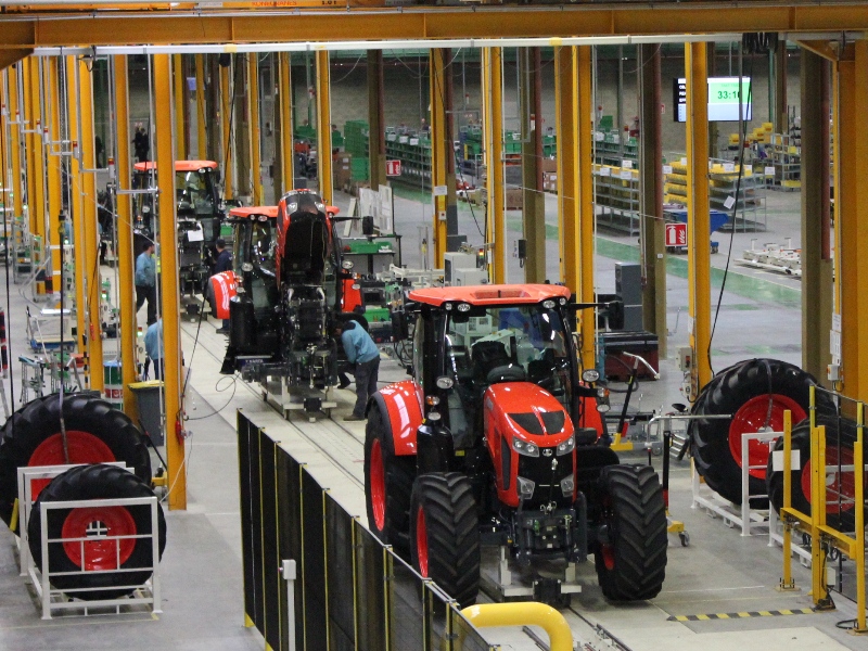 Upland Farming Tractors Factory in France started a fullscale