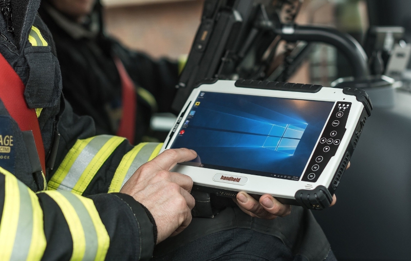 Handheld Algiz 10X rugged tablet for emergency management (PRNewsFoto/Handheld Group)