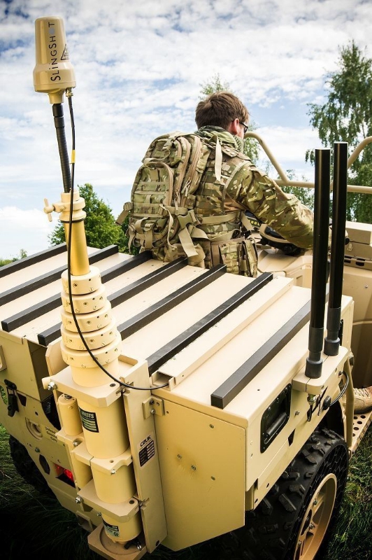 Spectra SlingShot Manpack on Quad (PRNewsFoto/Spectra Group)