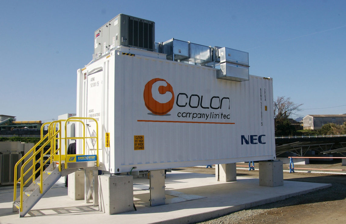 NEC Supplies 1.2MWh, LargeScale Energy Storage System to COLON Company