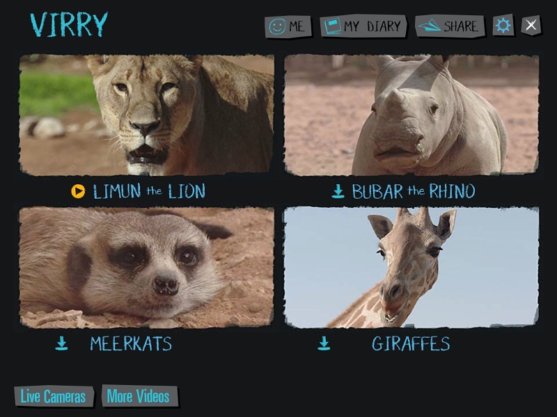 A Lion in Your Living Room:  VIRRY arrives on Apple TV and iPhone (PRNewsFoto/Fountain Digital Labs and VIRRY)