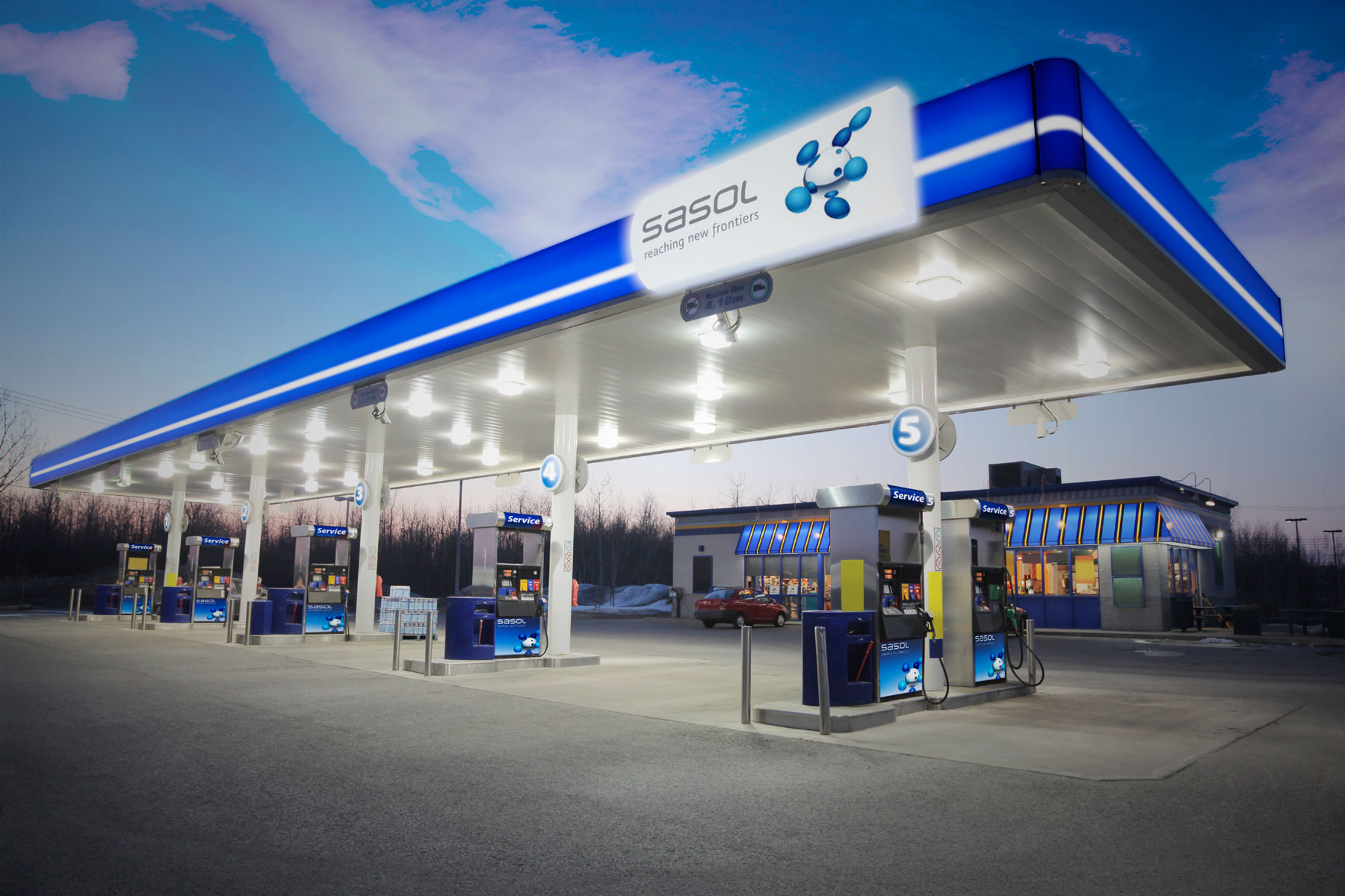 Sasol 009 petrolstation Littlegate Publishing