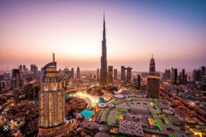 Dubai landscape.